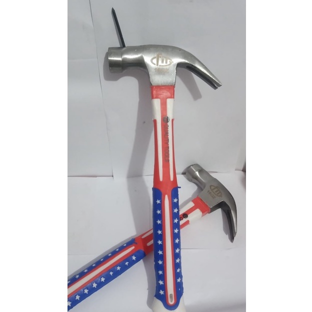 PALU KAMBING MAGNET GAGANG FIBER MERK MACAW 16 OZ