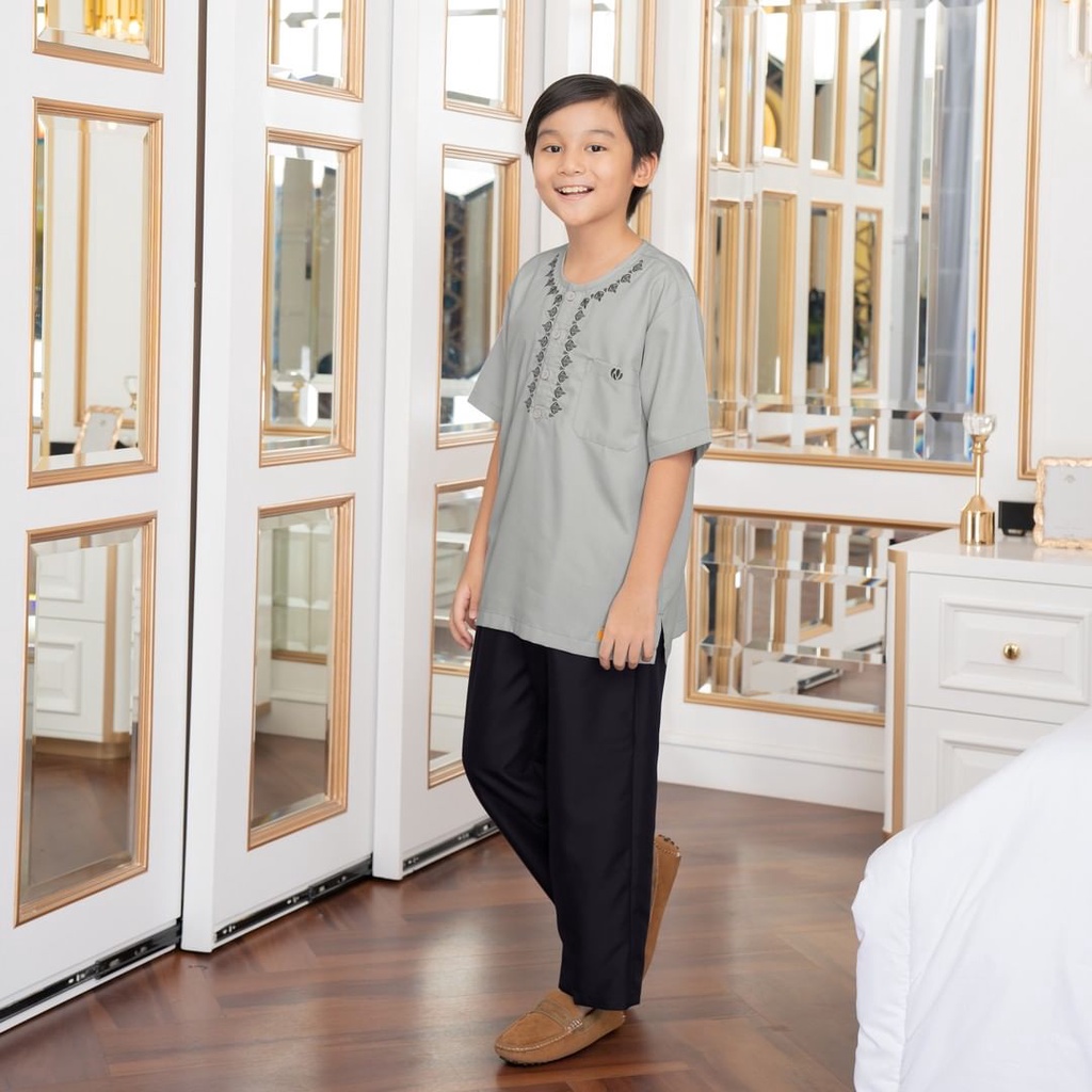 Nibras Set Koko Anak Sarimbit Creative Terbaru Lebaran 2022