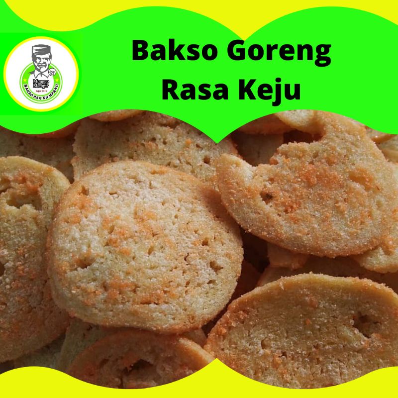 

Bakso Goreng Pak Kumpeno Rasa Keju| Gurih Renyah Kemripik| pelengkap makanan berkuah| camilan enak