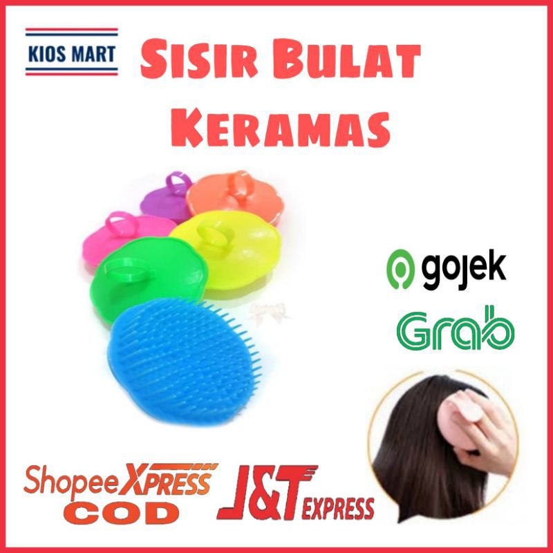 Sisir Keramas Bulat / Sisir Ketombe