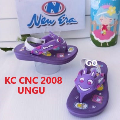 sogo NEW ERA KC CNC 2008 Sandal Jepit Karet Anak Perempuan Anti Slip Sendal Karakter Anak Original