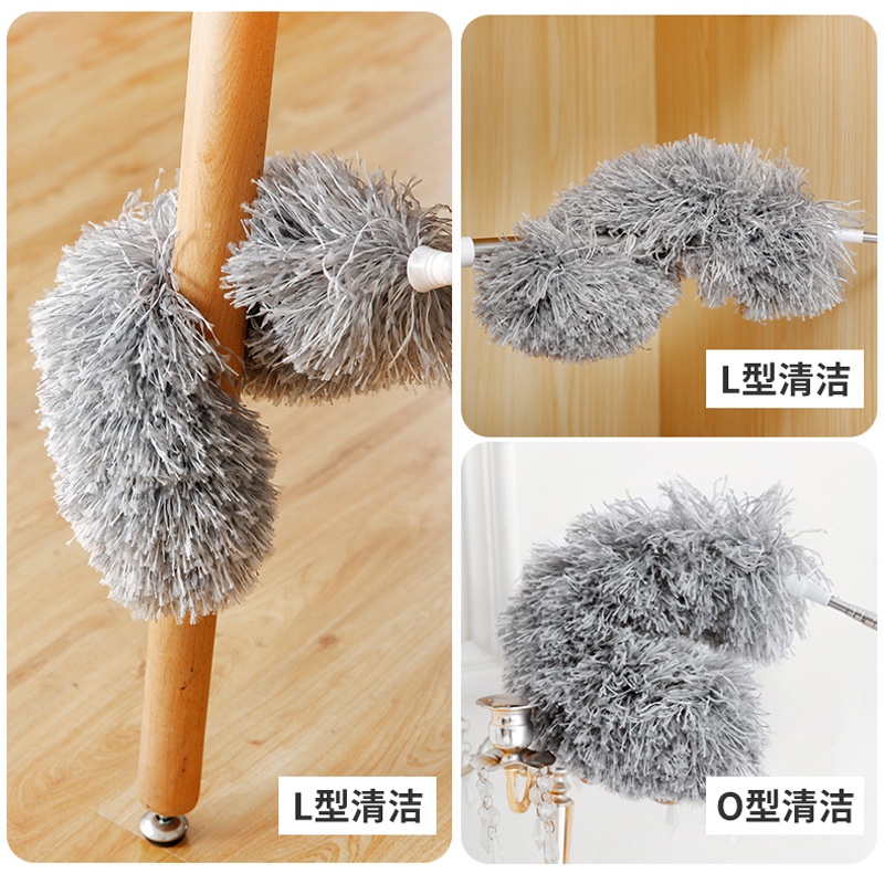 Kemoceng Wool Telescopic Pembersih Debu Polidor Duster Mikrofiber Alat Pembersih Debu Bulu Domba