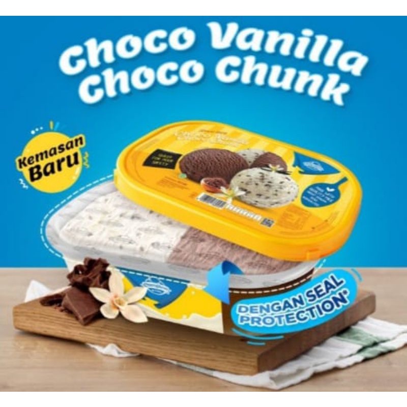 

Campina choco vanilla choco chunk 700ml x 2