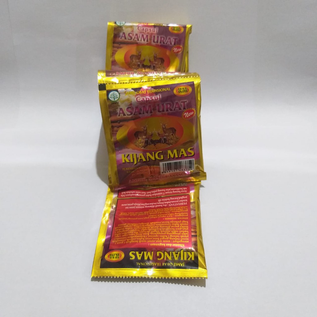 ECER 1 SACHET HERBAL KAPSUL KIJANG MAS  isi 4 KAPSUL ORIGINAL