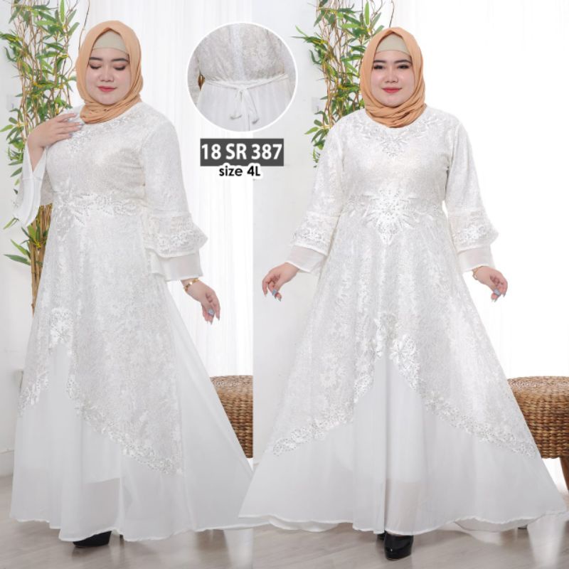 gamis putih kd 318 / 6L