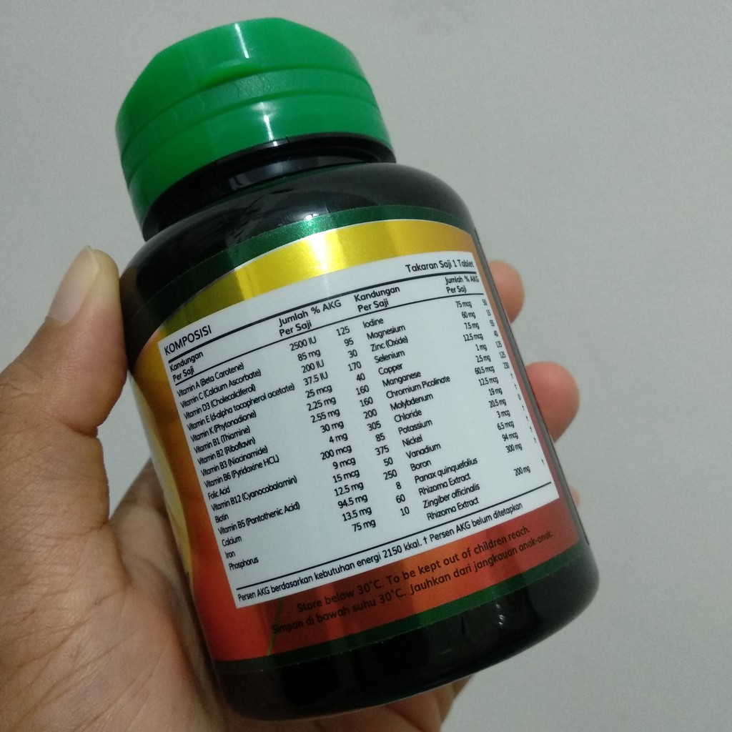 Nutrimax Complete Multivitamin &amp; Mineral - Suplemen Makanan