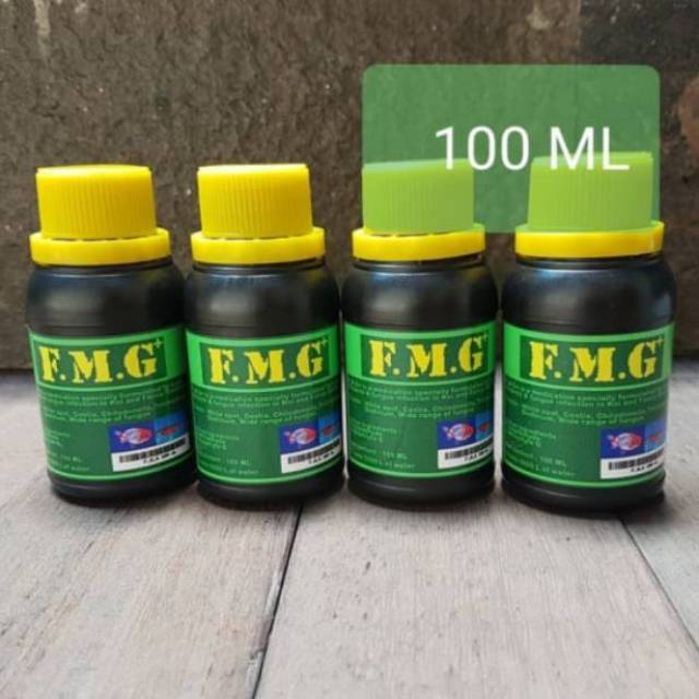 FMG+ Obat Ikan Koi Untuk Flashing Parasit Dan Jamur 100ML