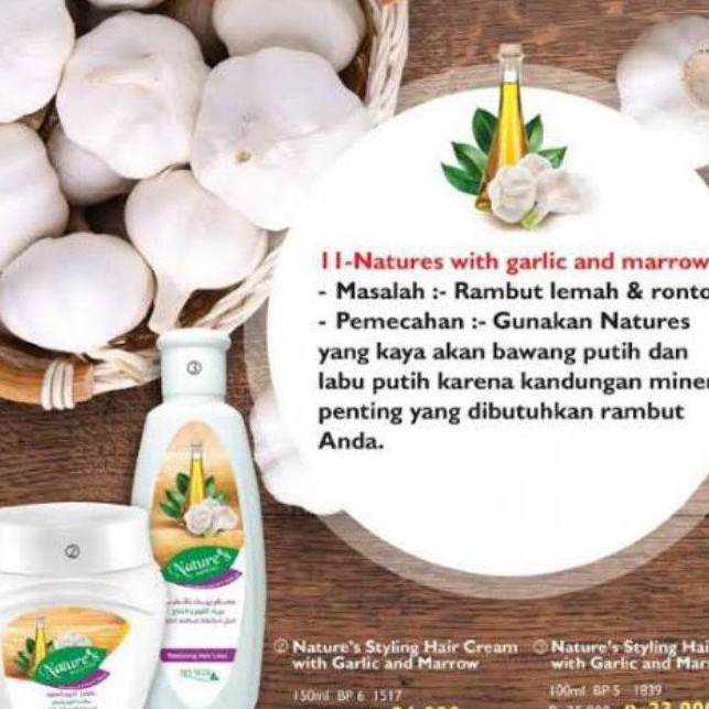 SHAMPOO ANTI RONTOK NATURE'S GARLIC MYWAY