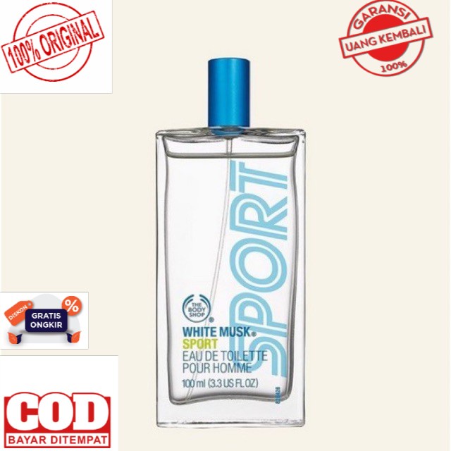 PARFUM ORIGINAL EROPA The Body Shop White Musk Sport Man EDT 100ml PARFUME PRIA