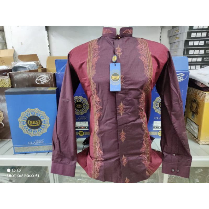 BAMUS BAJU KOKO BHS CLASSIC ATASAN BUSANA MUSLIM Premium UKURAN S,XXL