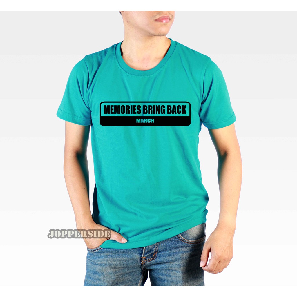JOPPERSIDE TSHIRT KAOS CUSTOM OBLONG DISTRO MEMORIES BRING BACK PRIA ORIGINAL TS56