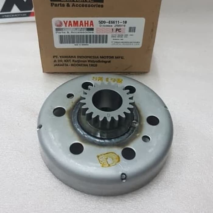 Mangkok Kampas Kopling Ganda - Jupiter Robot Vega ZR Asli Yamaha 5D9-E6611-10