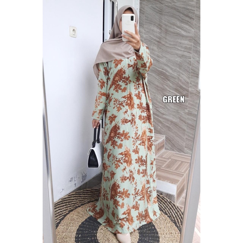 KAFTAN MOTIF RAYON TERBARU / KAFTAN MOTIF LENGAN KANCING