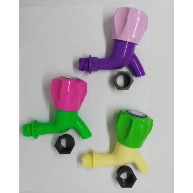 Kran Pvc Double Drat Puter