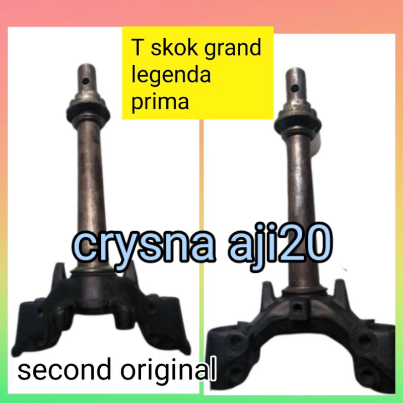 Segitiga T  Shock Skok Shockbreaker Depan Astrea Grand LEGENDA 2 prima Original copotan motor normal
