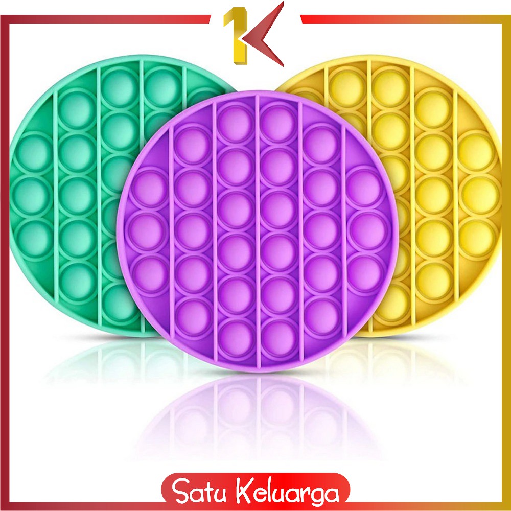 SK-M131 Mainan Pop It Rainbow Karakter Fidget Push Pop It Among Us Bulat Tik Tok Pop Its Mainan Anak-7