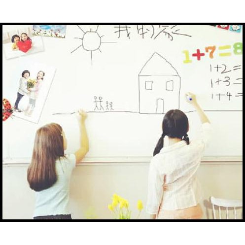 

PROMO DRY ERASE WHITE BOARD STICKER PAPAN TULIS SELF ADHESIVE WHITEBOARD TO