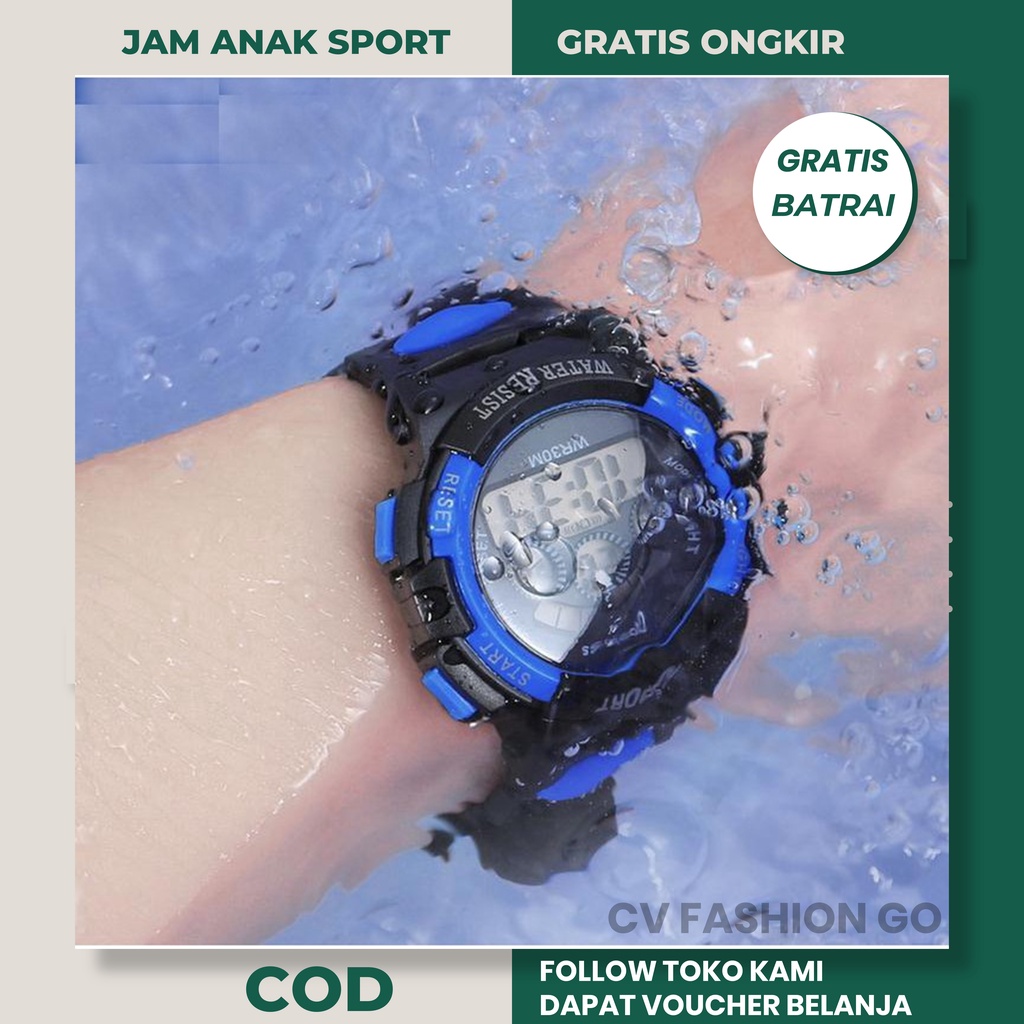 Jam tangan pria anak kecil anti air original model terbaru import terlaris waterproof keren