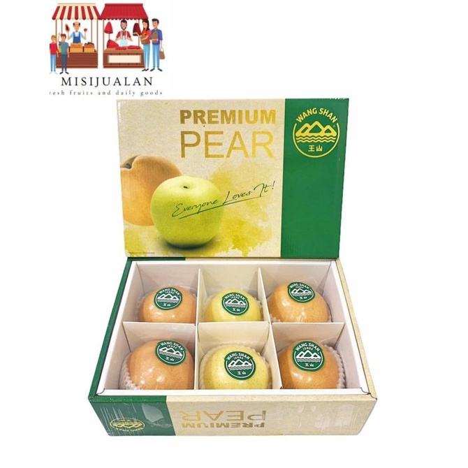

BAYAR DITEMPAT Pear Wangshan Mix 6s Hampers Parcel Imlek Sincia GRATIS