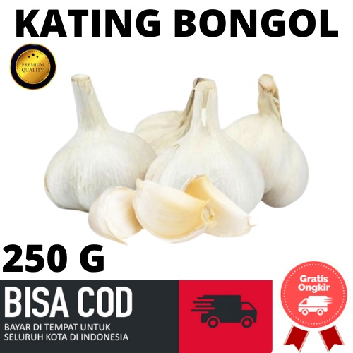 Bawang Putih Kating 250 Gram Premium (tidak ada yang busuk)