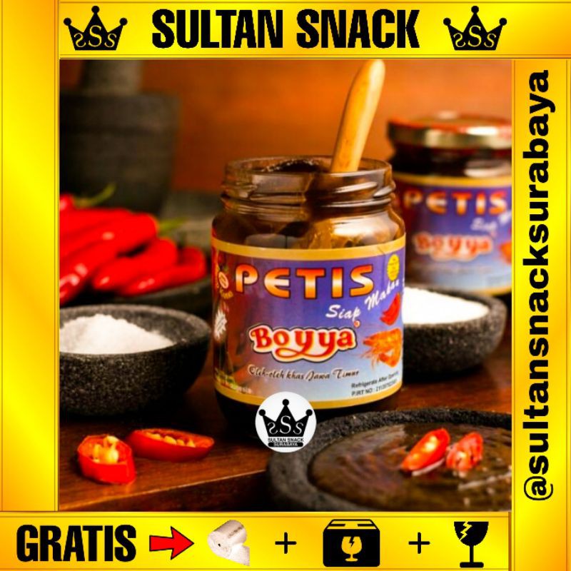 

SULTAN SNACK Sambal / Sambel Bumbu Petis Boyya / Bogajaya