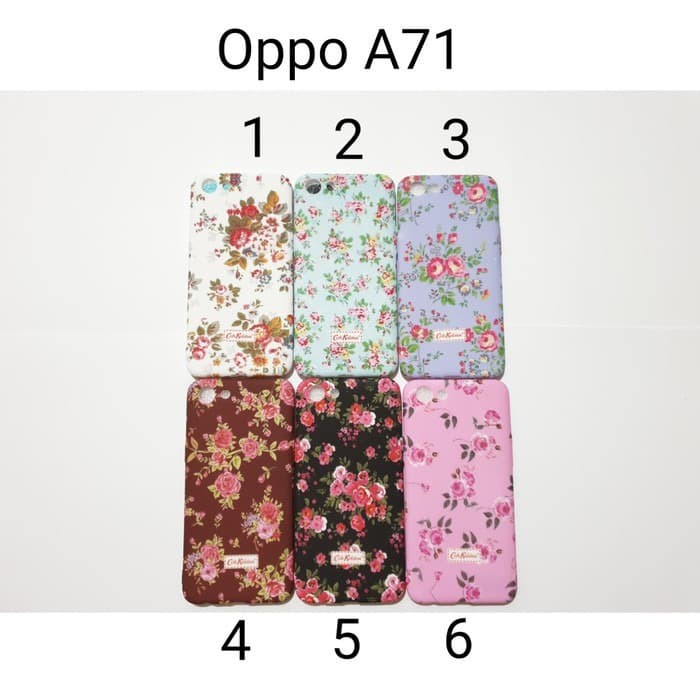 case Softcase CK Flower OPPO A71 / Softcase OPPO A 71 DOFF BUNGA