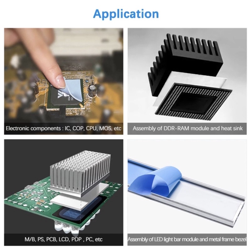 1 ROLL PEREKAT DOUBLE TAPE LED BACKLIGHT , PEREKAT IC CHIPSET , PCB , CPU , HEAT SINK 3mm/5mm/9mm/13mm/18mm