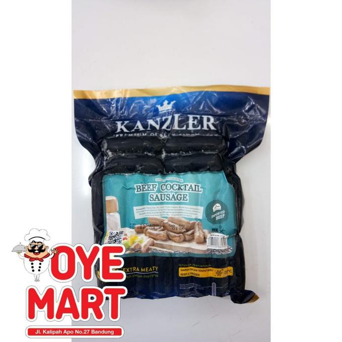 

MAKANAN BEKU / KANZLER BEEF COCKTAIL SAUSAGES 500GR SOSIS SAPI NON COD