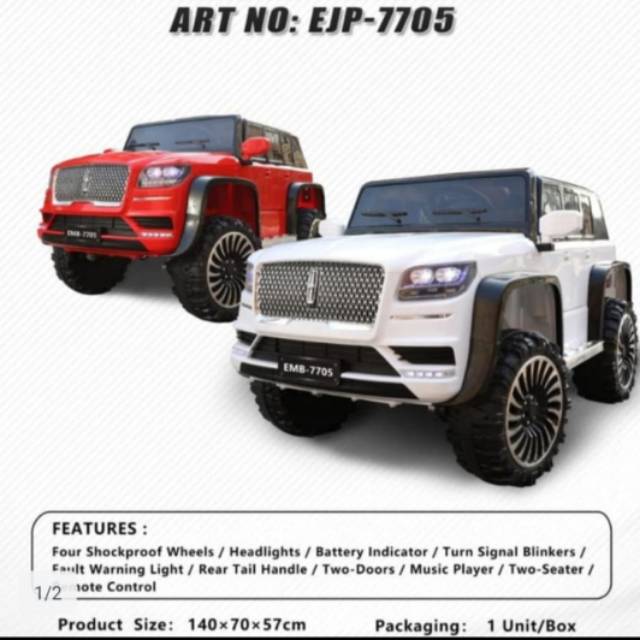 Mobilan Aki anak Exotic Toys Jeep EJP - 7705
