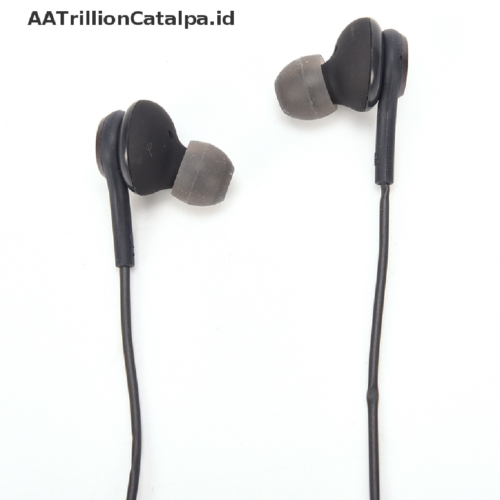 Aatrillioncatalpa Earphone In ear Stereo Super Bass Dengan Mic + Kabel Jack 3.5mm