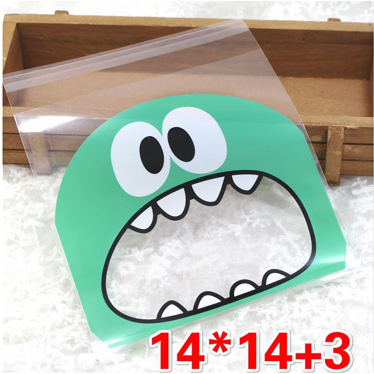 

Plastik Fancy Cookies - Kue - Permen - Accessories Green Mouth 14x14