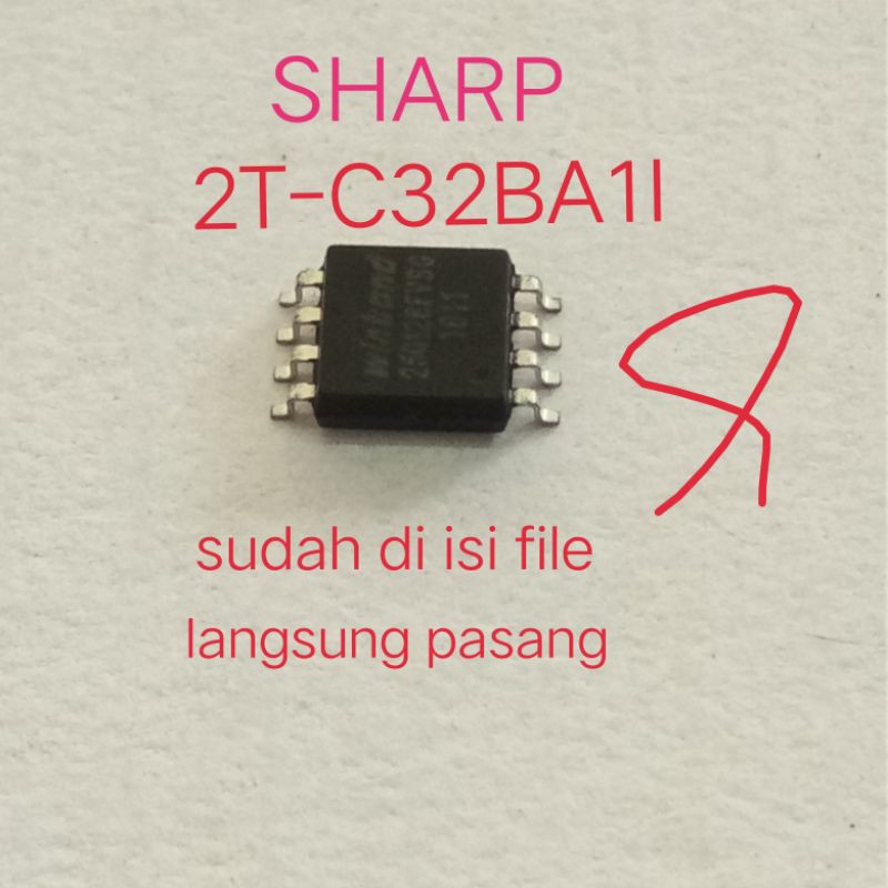 ic eprom memory tv led sharp 2T-C32BA1I