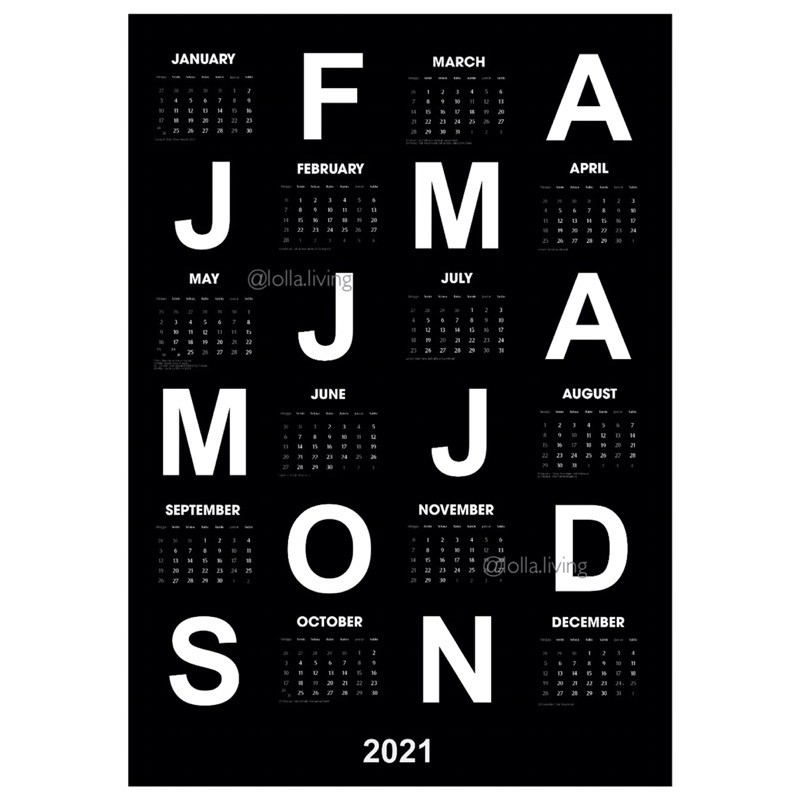 

Kalender Poster 2021 @lolla.living 2 (Black)