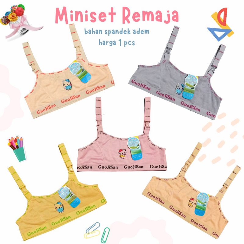 Miniset Remaja Miniset Cewek ABG BH Remaja KANCING Spandek Halus