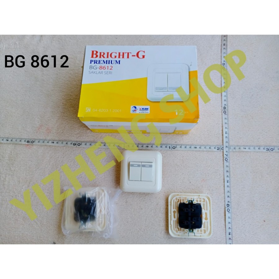 SAKLAR SERI (DOUBLE) BRIGHT G 8612