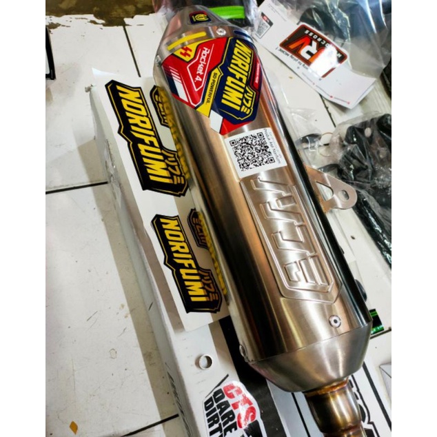 Knalpot Norifumi Rocket 4 SS CRF 150 L