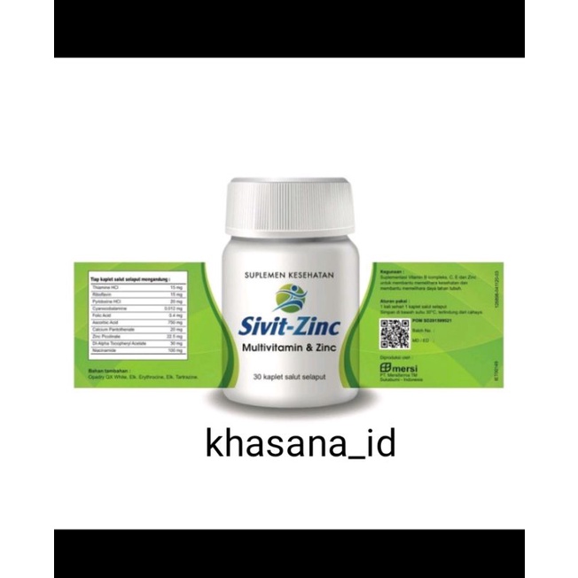 Sivit-Zinc | suplemen kesehatan |Asli