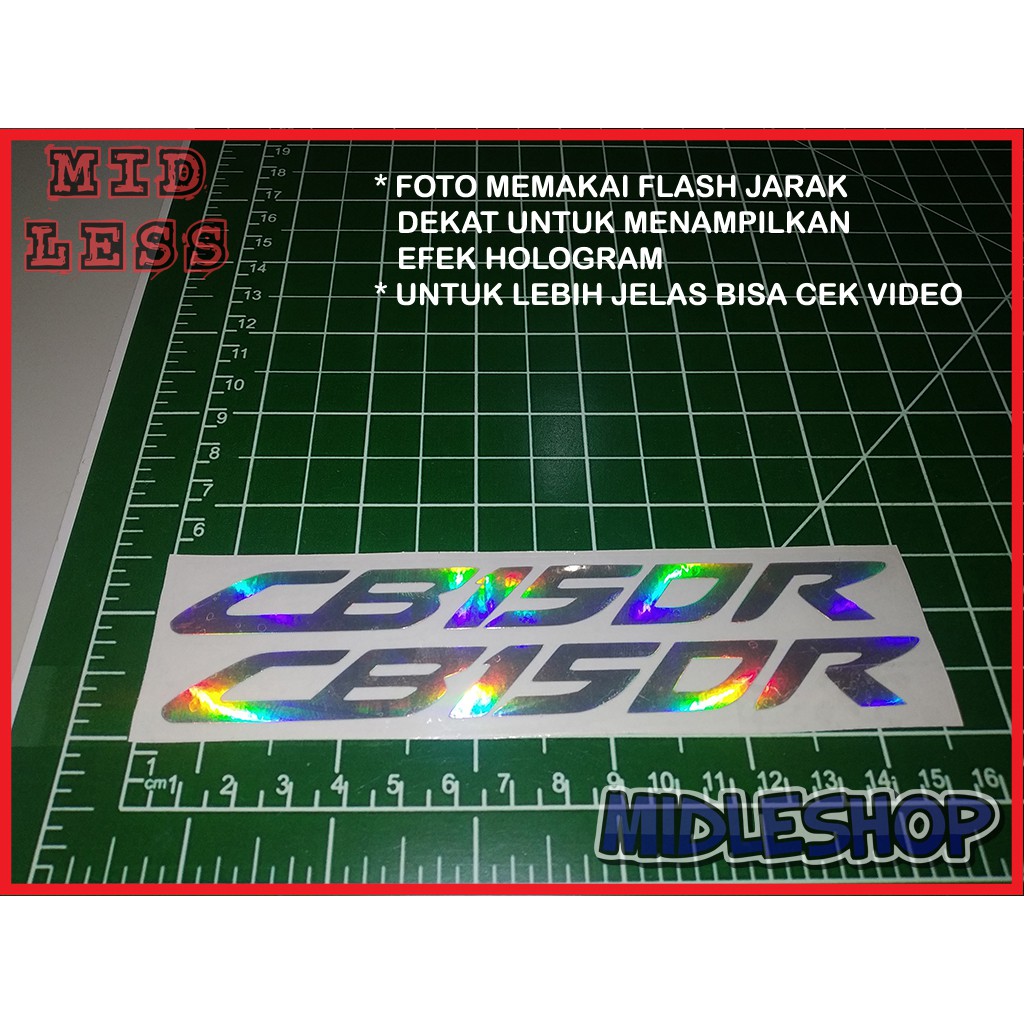 

Cutting Stiker Hologram CB150R Isi 2