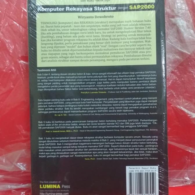 

READYY Buku Komputer dan Rekayasa Struktur - Wiryanto Dewobroto SALE