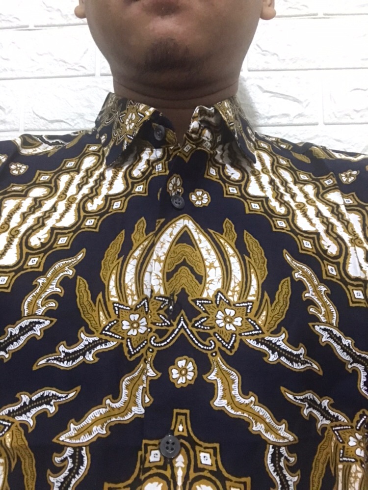 Odza Baju Kemeja Batik Slim Fit Modern Pria Atasan Batik Solo Pekalongan Daremba