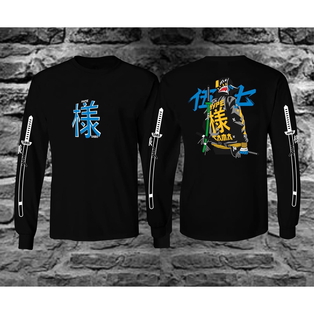 kaos lengan panjang pria terbaru/kaos anime jepang/kaos samurai /kaos pria distro/ kaos ravenger ker