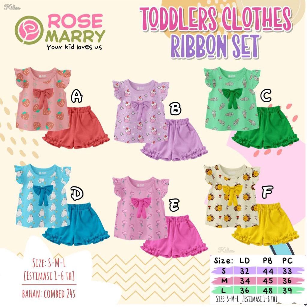 Setelan anak Set Ribbon By Rosemarry