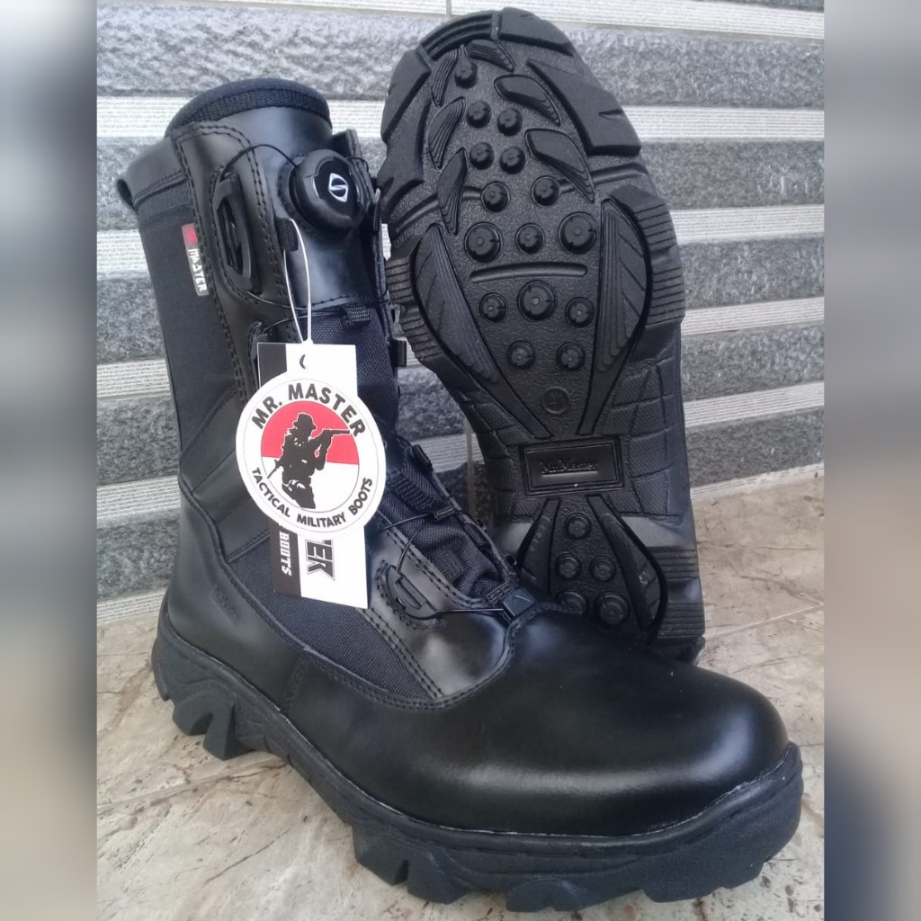 SEPATU PDL TALI PUTAR JATAH POLRI MR MASTER KULIT SAPI ASLI SEPATU PDL DINAS LAPANGAN TNI POLRI