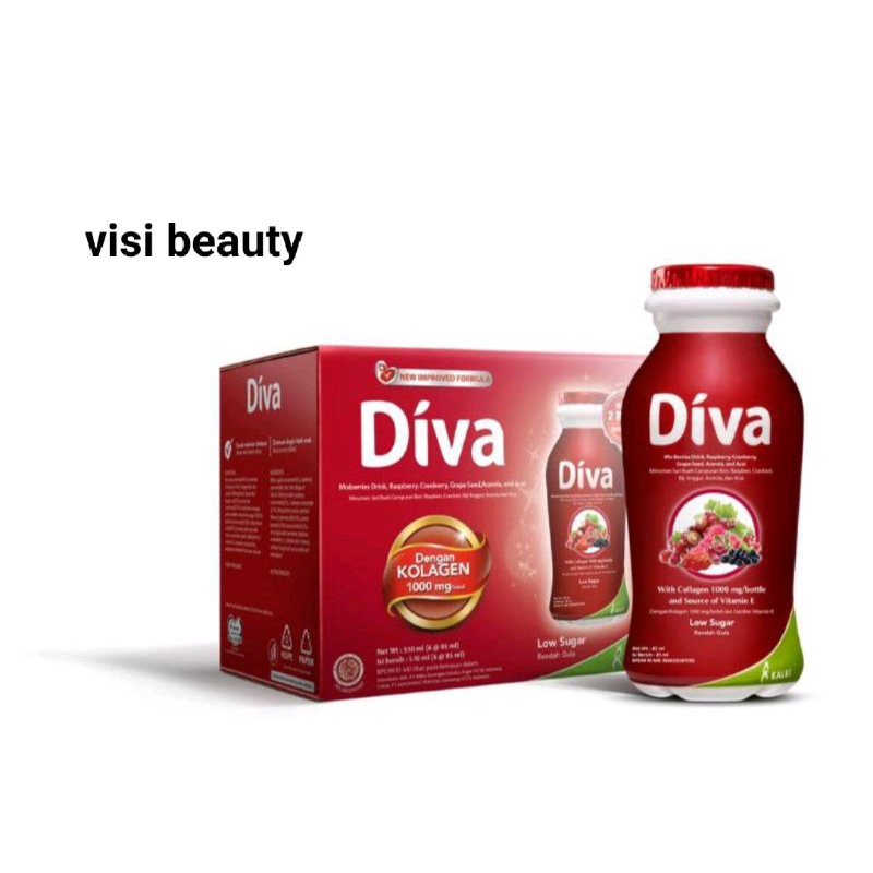 DIVA BEAUTY DRINK ISI 6 x 85ml | Diva Collagen Drink