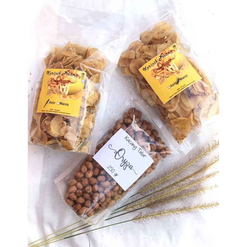 

PREORDER CEMILAN LEBARAN Keripik Pisang Oryza