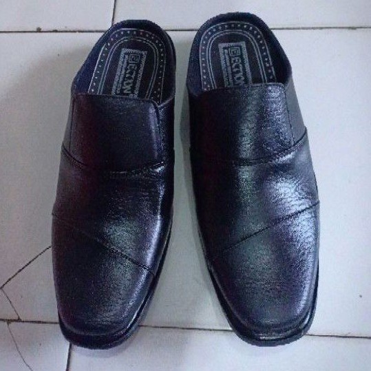 Sandal Selop Pria/Sandal Kulit Sintetis