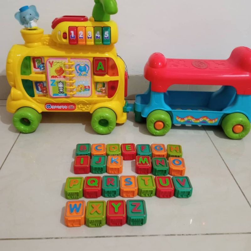 vtech sit to stand alphabet train preloved