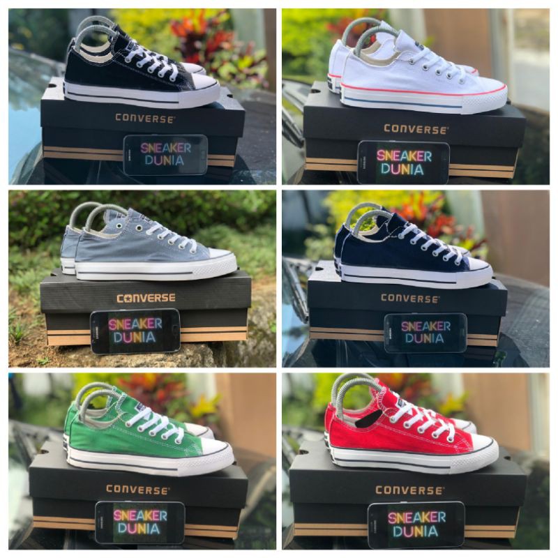 SEPATU CONVERSE LOW CLASSIC PREMIUM CONVERSE RED CONVERSE PINK CONVERSE WHITE CONVERSE GREEN
