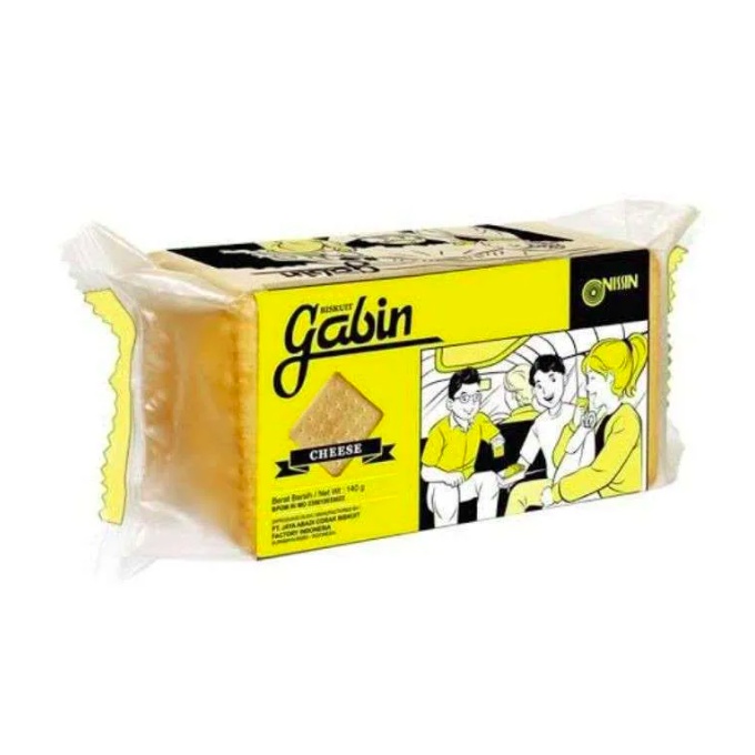 Nissin Gabin Cheese 140 gr Gabin Nissin Cheese Nissin Gabin Keju Kue Gabin