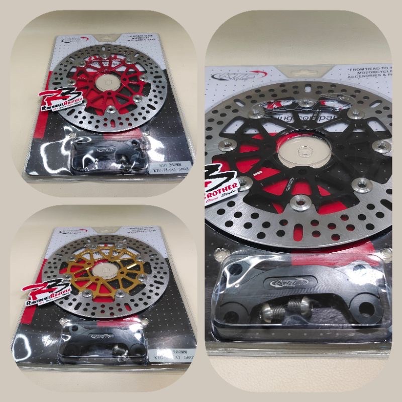 Piringan Cakram KTC Racing 260 mm CNC Bulat Mio smile mio soul old Disc ktc mio